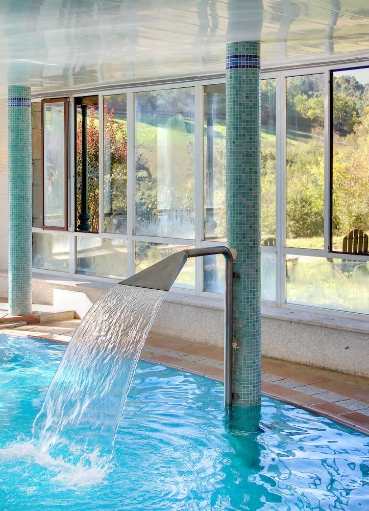 Hotel Balneario Rio Pambre Palas de Rei Exteriör bild